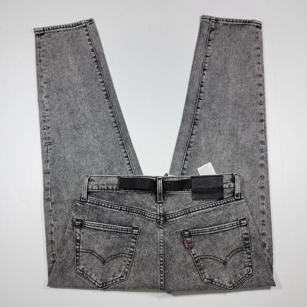 Levi's PREMIUM 562 Men's Denim Jeans Acid Wash Gray‎ Loose Taper Size 29x29 NEW